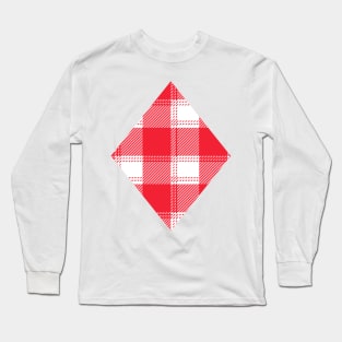 Affair of the Heart Plaid- Valentine Tartan Long Sleeve T-Shirt